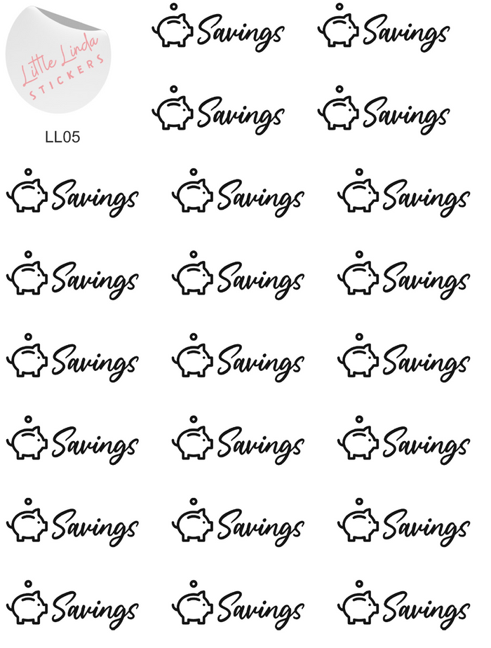 Savings Stickers