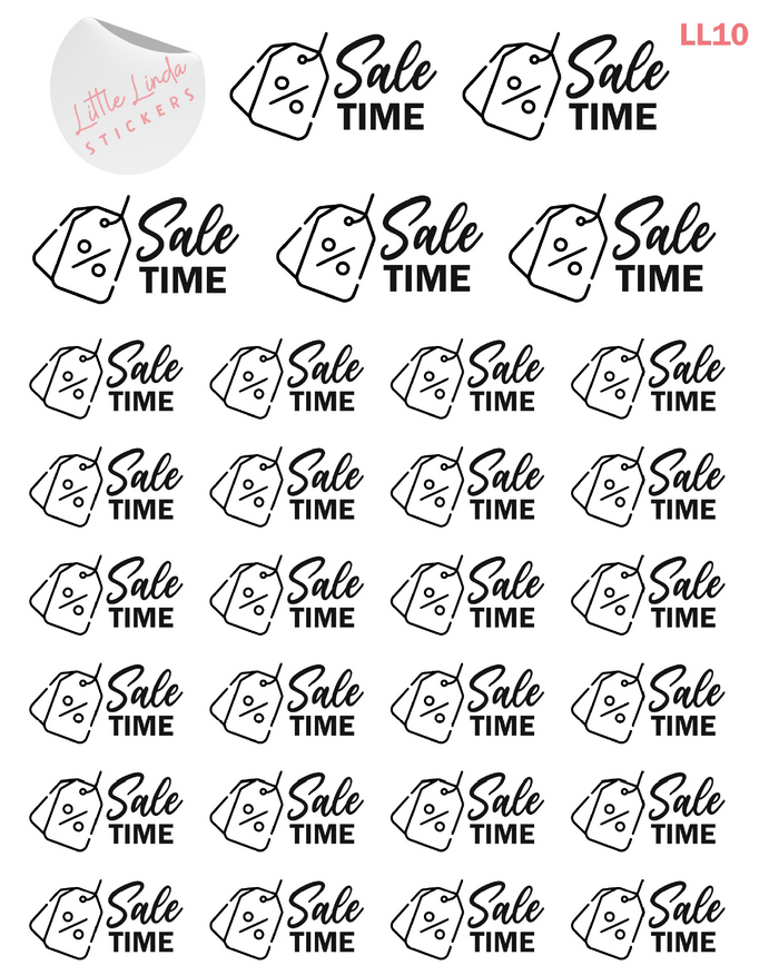 Sale Time Stickers