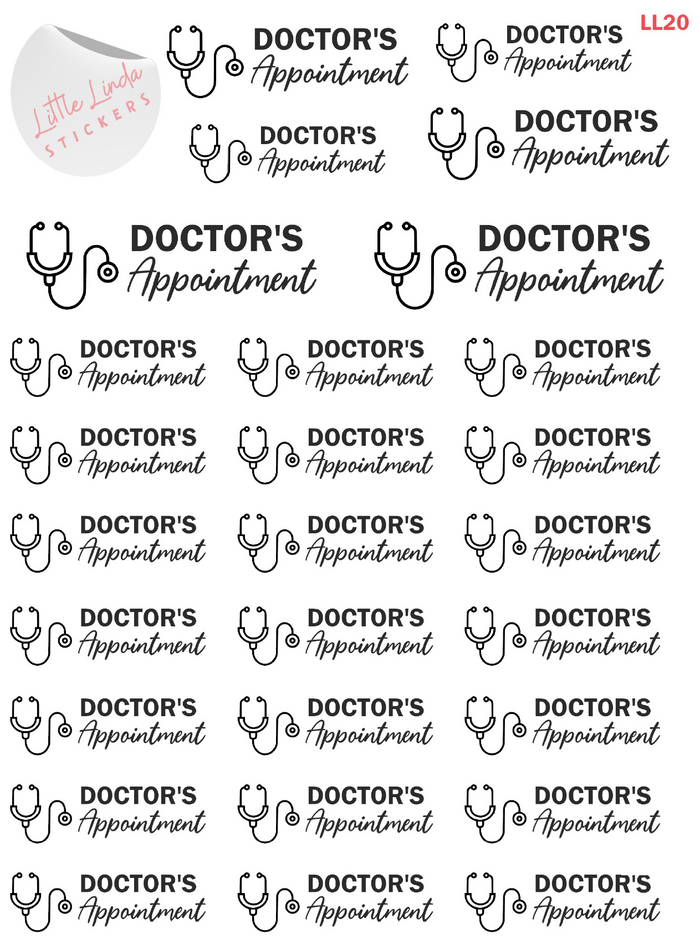 Doctors Appointment Stickers