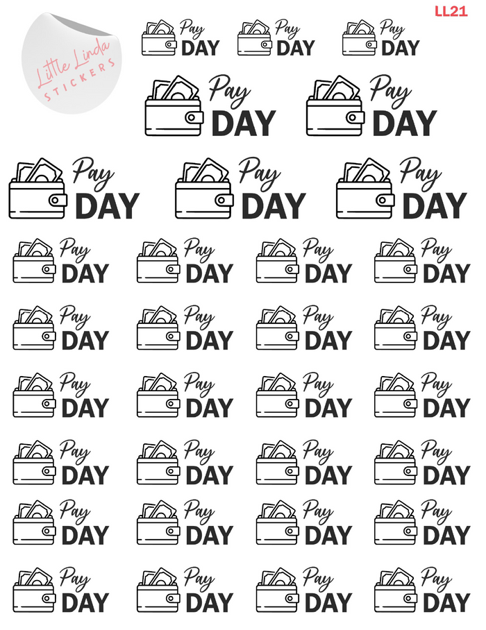 Pay Day Stickers
