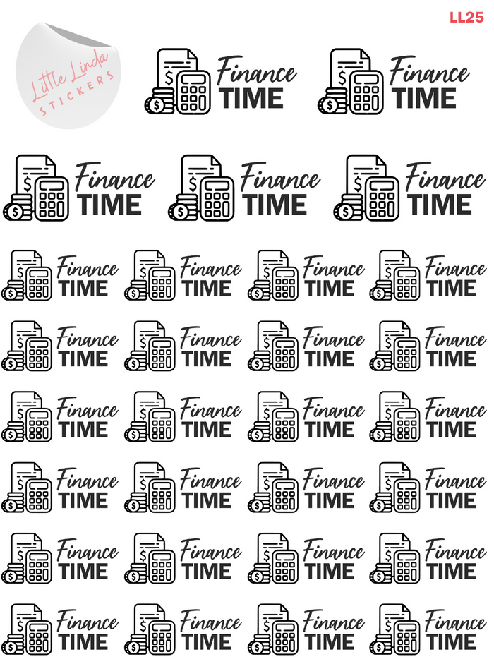 Finance Time Stickers