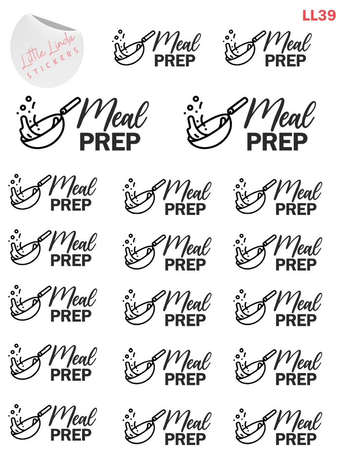 Meal Prep 2 Stickers