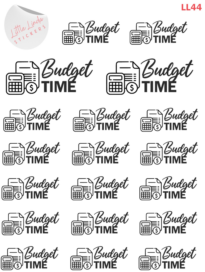 Budget Time Stickers
