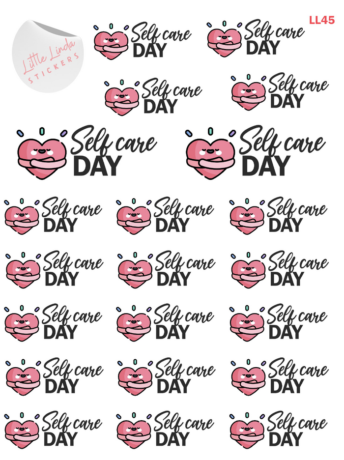 Self Care Day Stickers