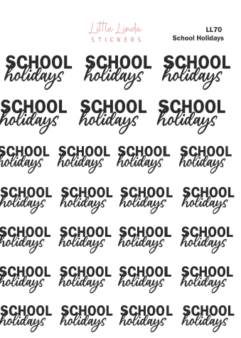 School Holiday Scripts