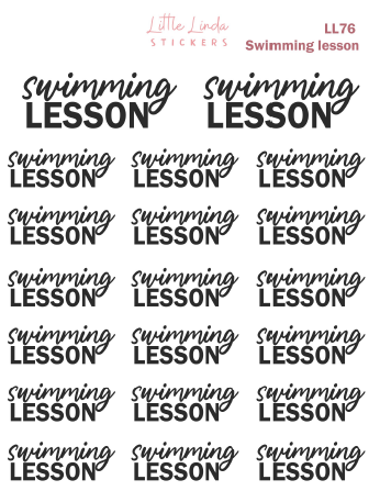 Swimming Lesson Scripts