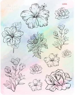Watercolour Minimal Floral - 2