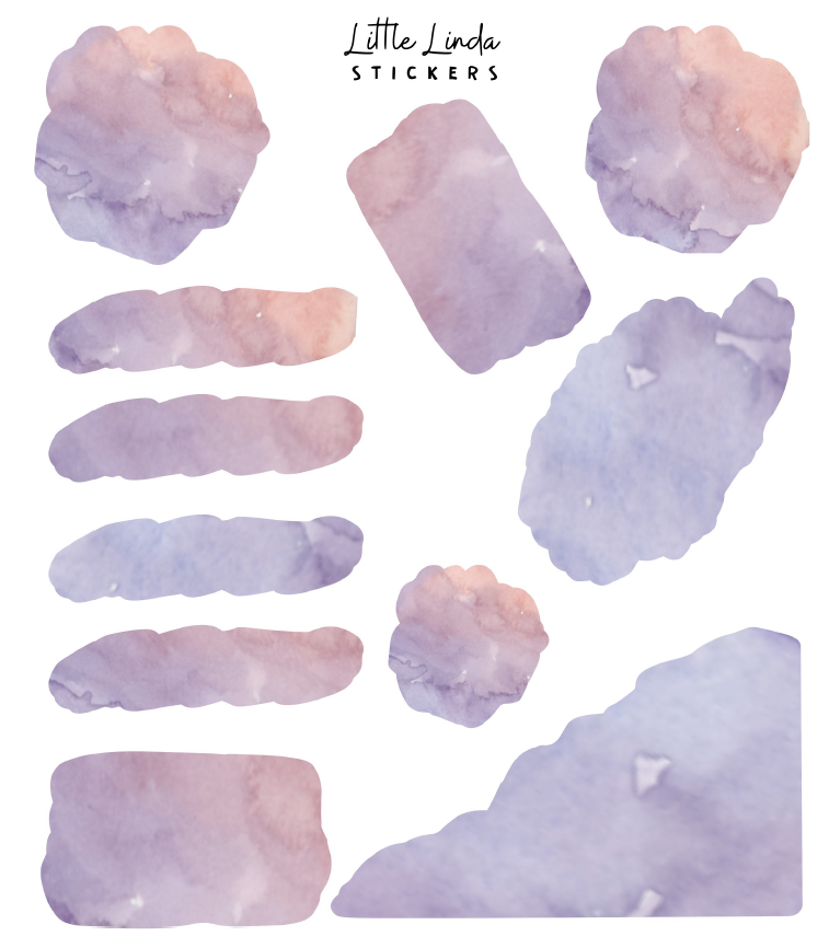 Painted Watercolour Swatches