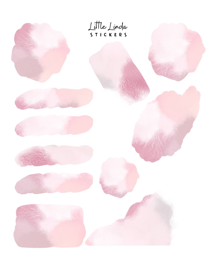 Painted Watercolour Swatches