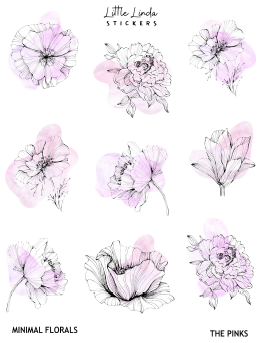 Minimal Watercolour Florals II