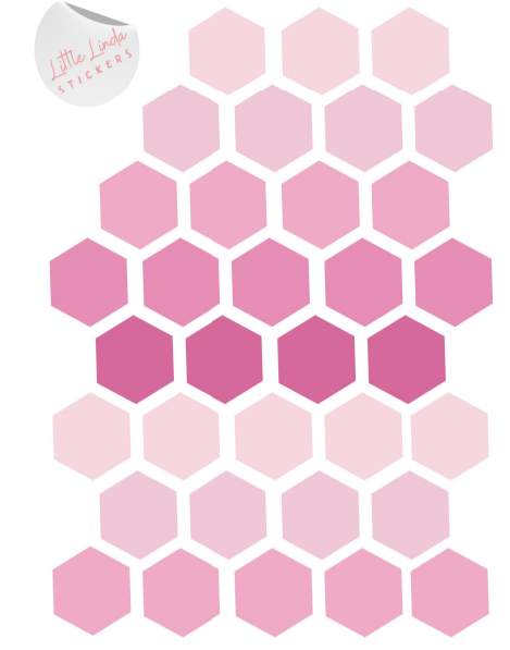 Hexagons - The Pinks