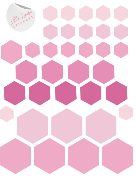 Hexagons - The Pinks