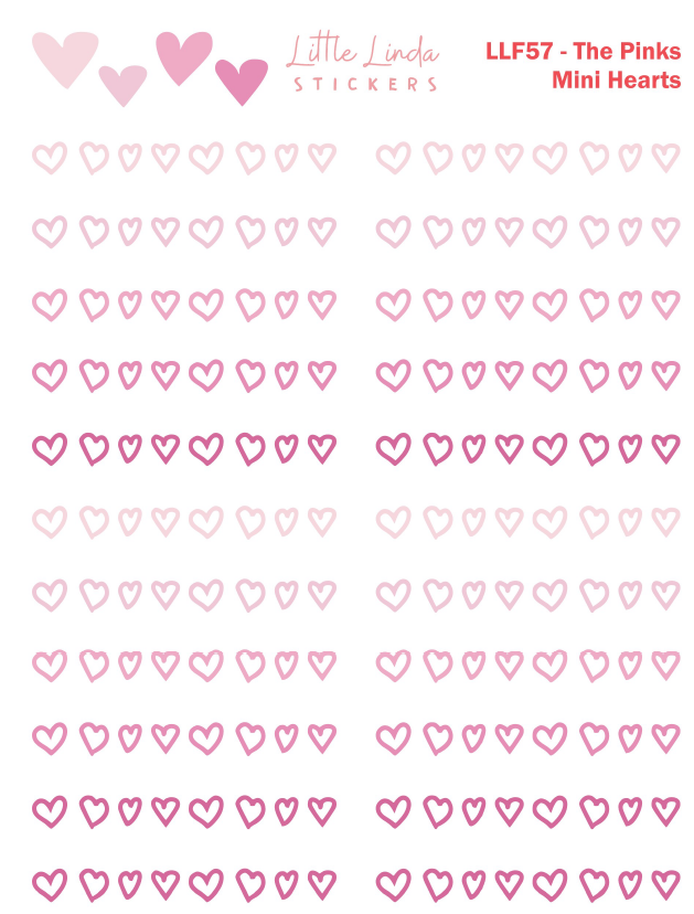 Mini Heart Headers