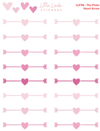 Heart Arrow Headers