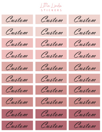 Custom Stickers - Minimal