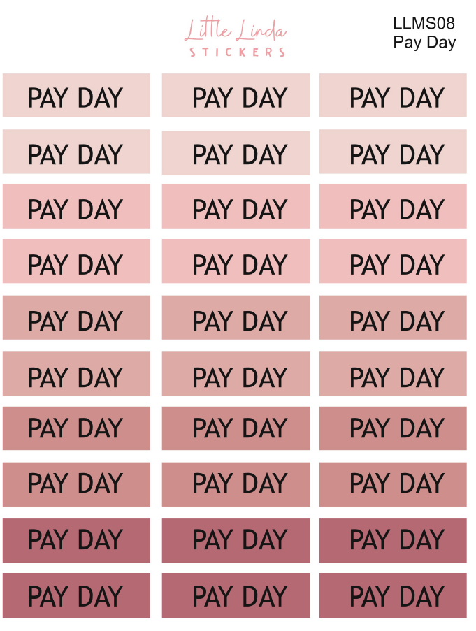 Pay Day - Minimal