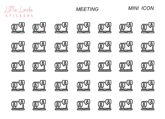 Meeting - Mini Icons