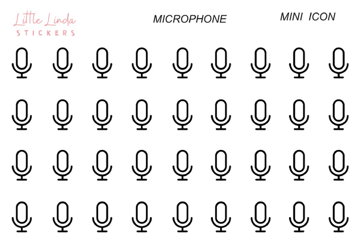 Microphone - Mini Icons