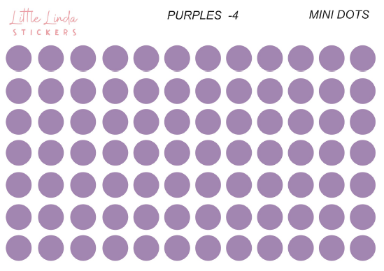 Mini Dots - The Purples
