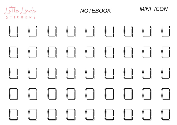 Notebook - Mini Icons