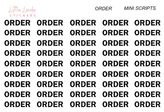 Order - Mini
