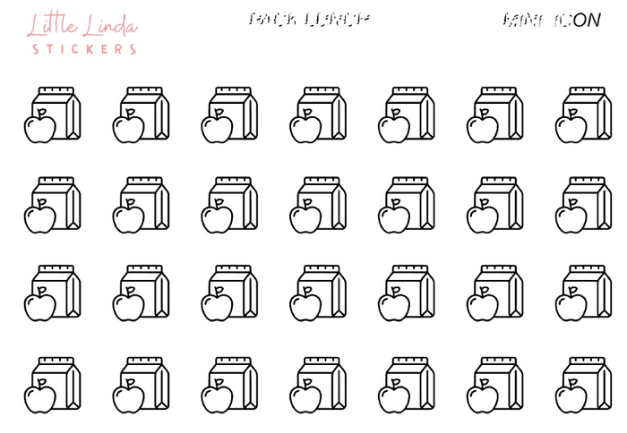Pack Lunch - Mini Icons