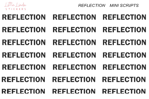 Reflection - Mini