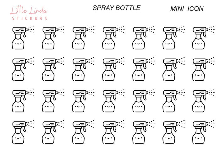 Spray Bottle  - Mini Icons