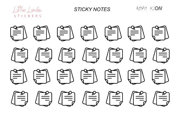 Sticky Notes - Mini Icons