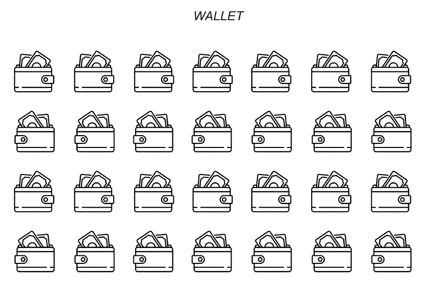Wallet - Mini Icons