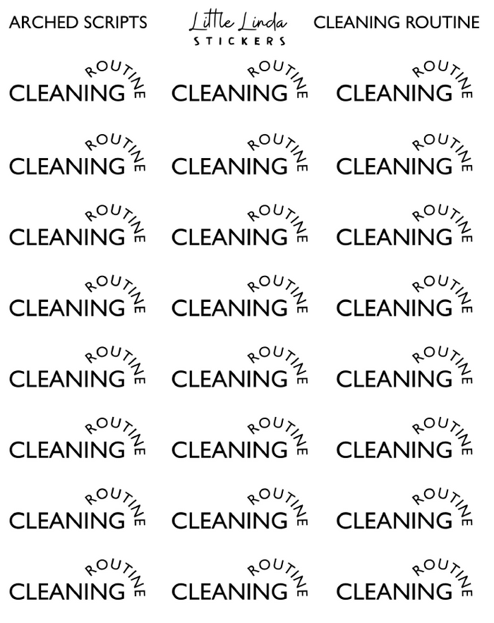 Cleaning Routine - 2023
