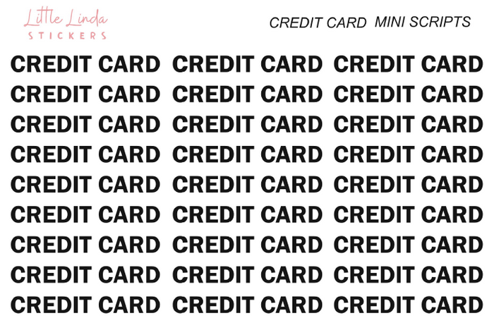 Credit Card - Mini