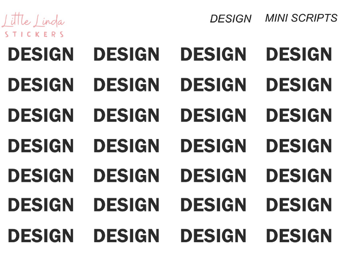 Design - Mini