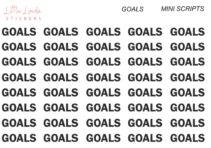 Goals - Mini