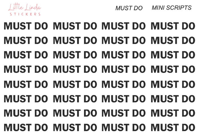 Must Do - Mini