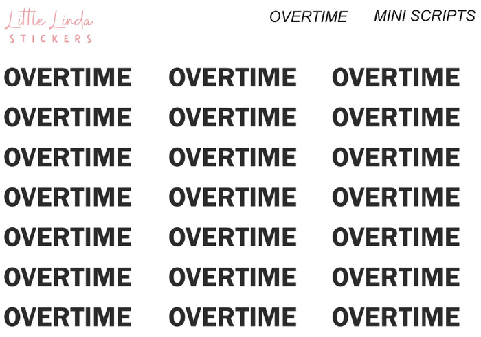 Overtime - Mini