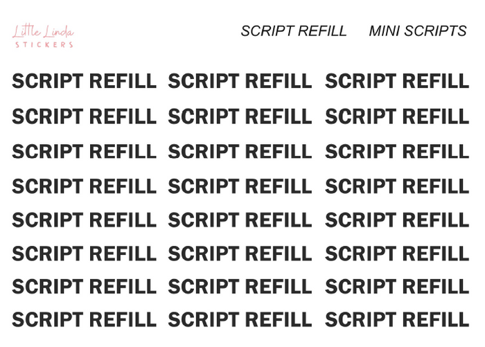 Script Refill - Mini