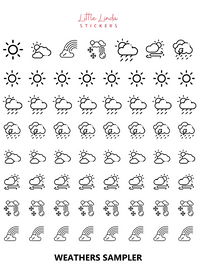 Weather Sampler Icons