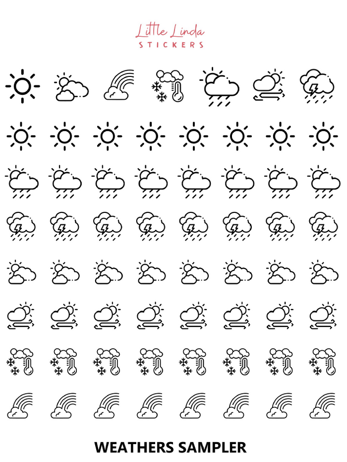 Weather Sampler Icons