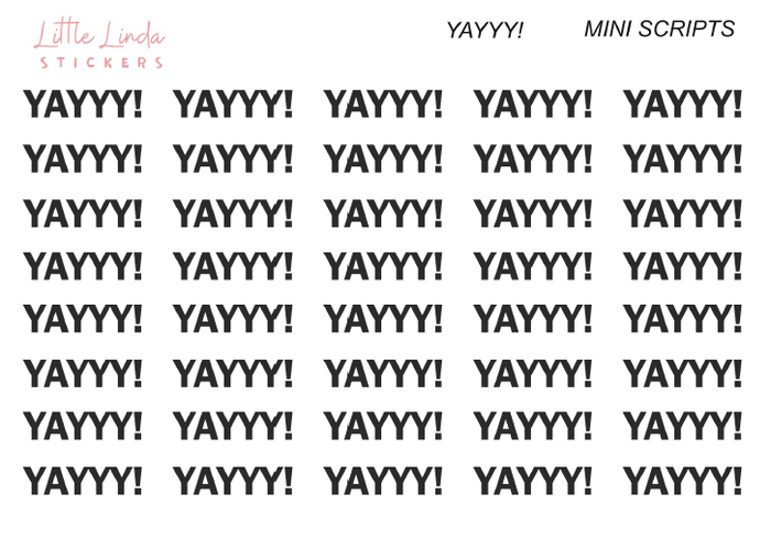 Yayyy!  - Mini